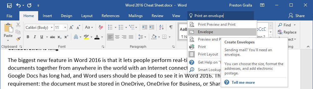 keyboard shortcuts for microsoft word 2016 for windows