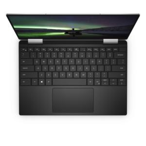 xps 13 2 in 1 overhead view black