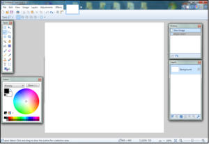 01 paintnet desktop canvas menus