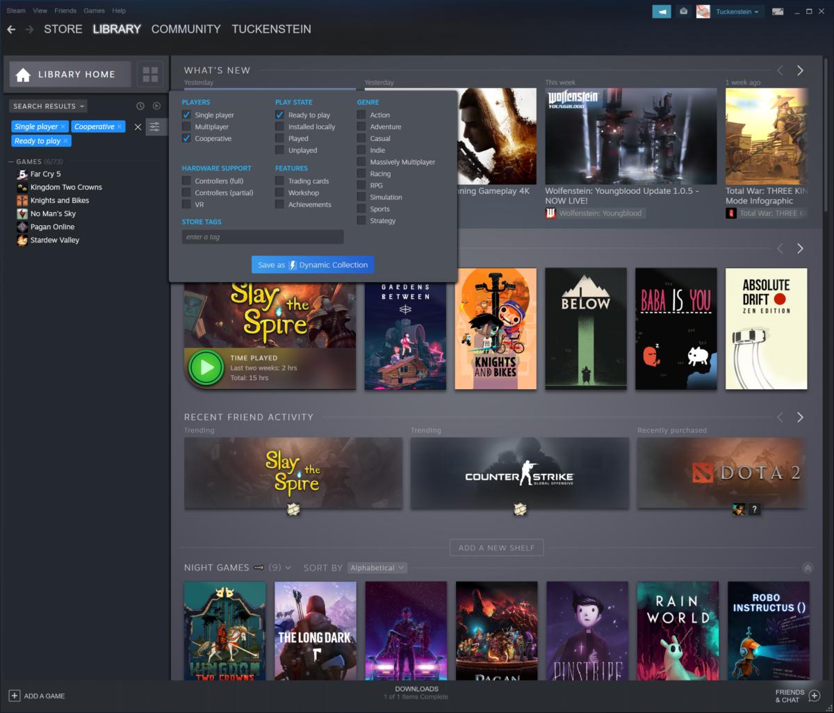 Steam Library Update