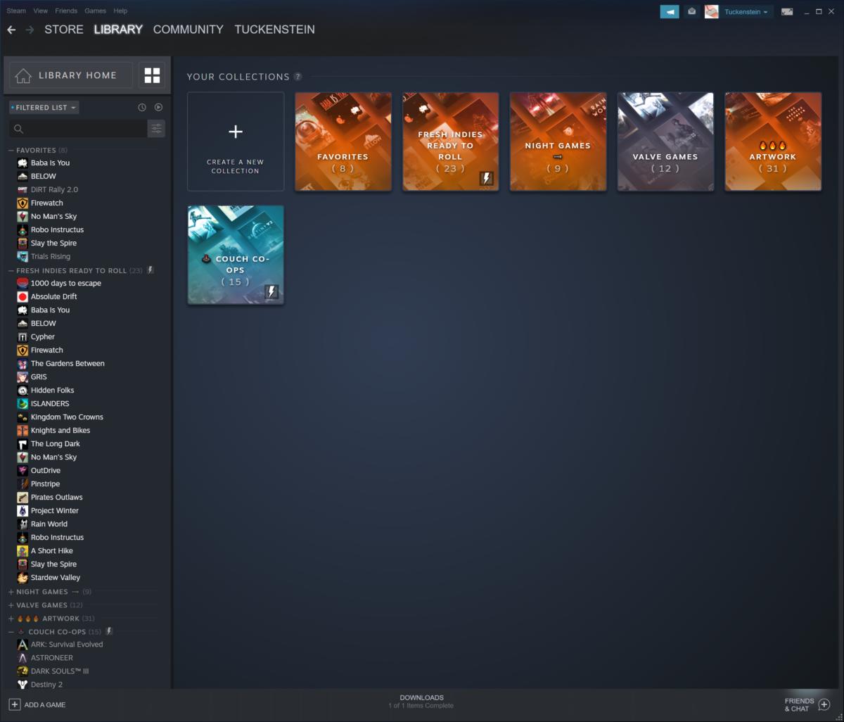 Steam S Long Awaited Library Overhaul Launches Sept 17 Salvation For Your Massive Game Collection Pcworld