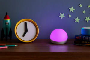 amazon echo glow purple light