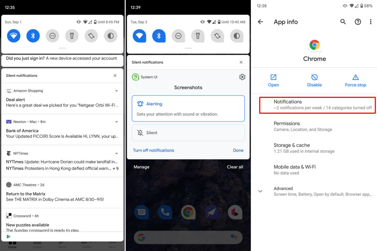 android 10 notifications