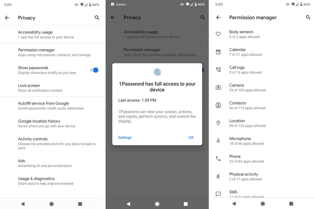 android 10 privacy