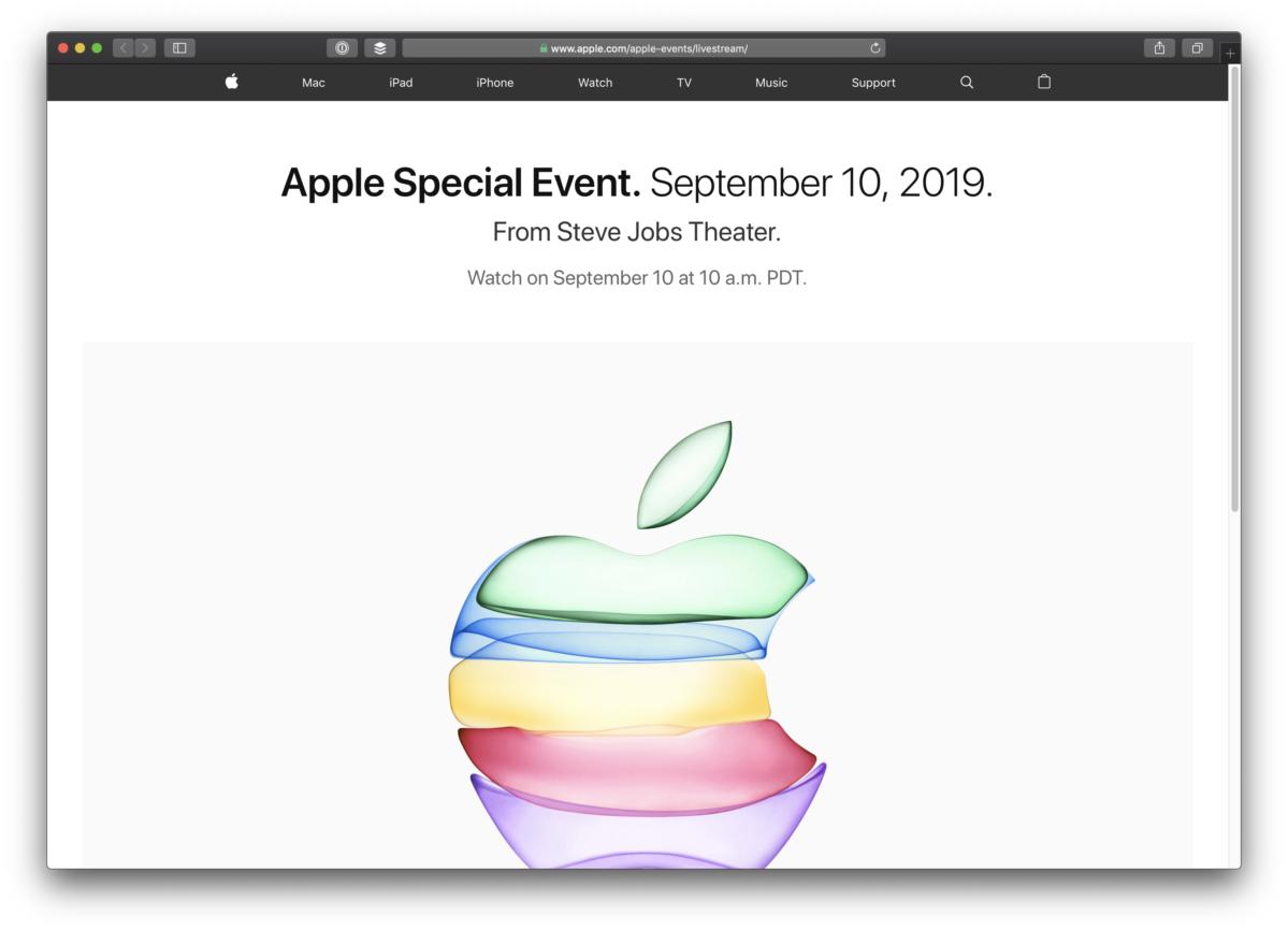 apple event sept10 safari