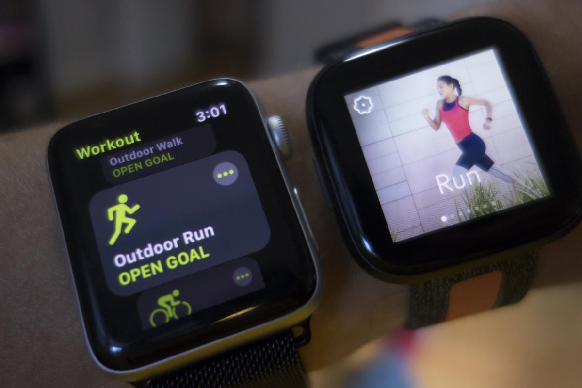 apple watch versa workout