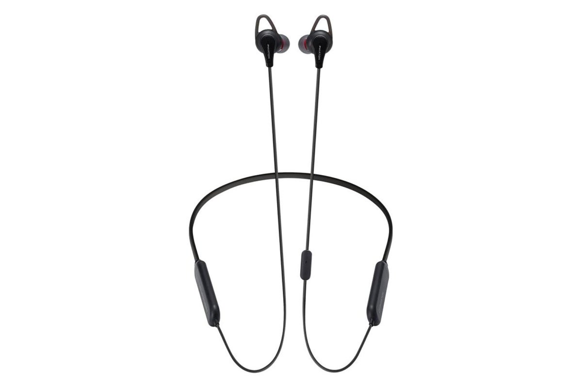 Phiaton Curve BT120 NC headphones come in black or white.