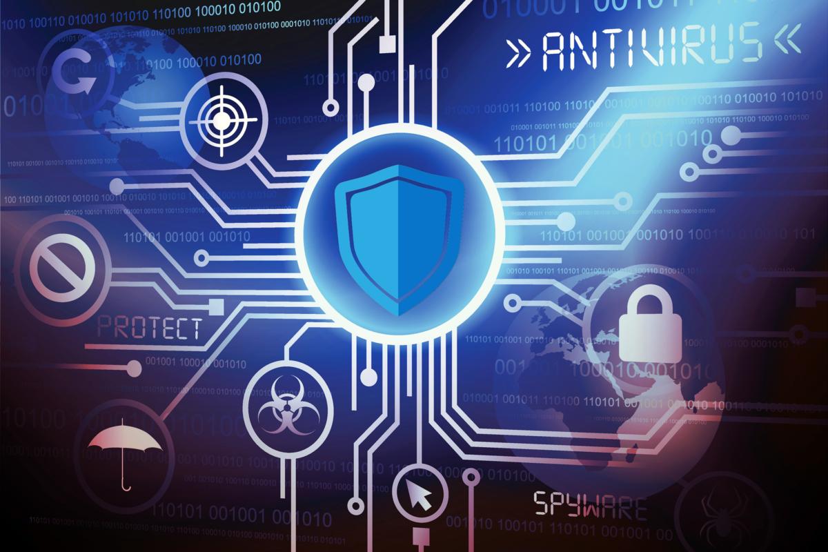 Antivirus / virus alert / warning / security threats / protection from attack