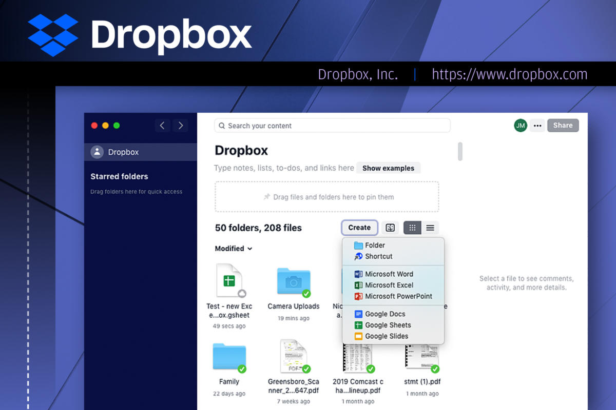 dropbox secure file sharing