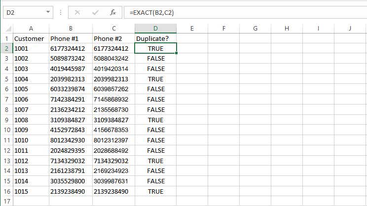 excel data clean 1 exact