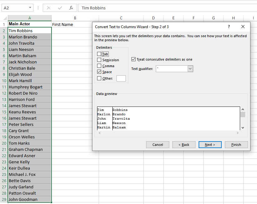 excel data clean 7 split1