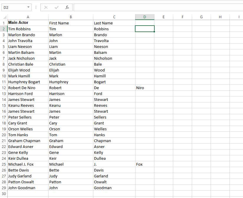 excel data clean 8 split2