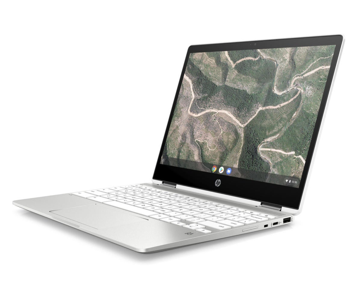 hp chromebook x360 12b frontleft