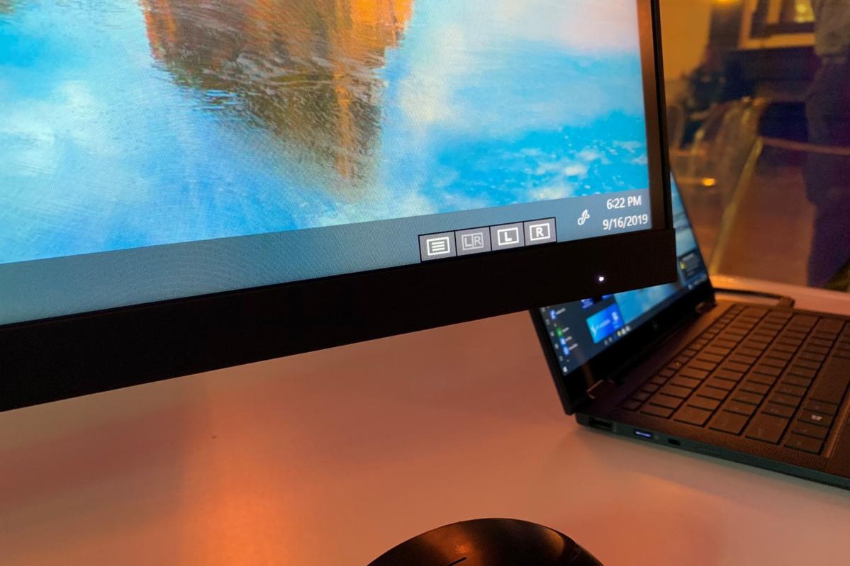 hp s430c curved ultrawide monitor display hotkeys