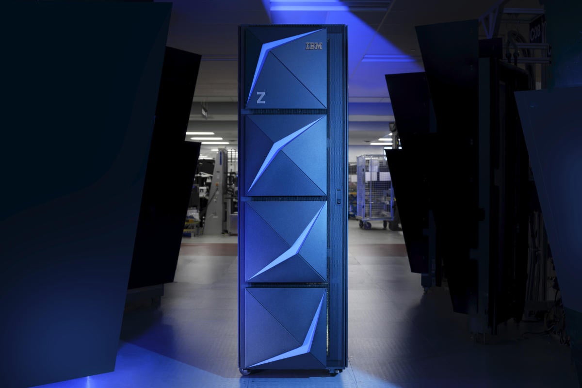 IBM z15 mainframe, amps-up cloud, security features | Network World