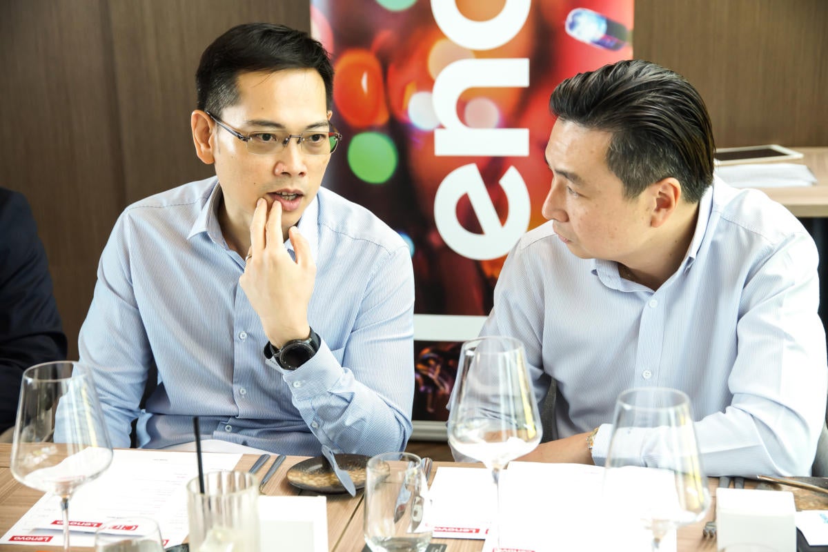 (l) Jacob Tong, Global CIO of Keppel and (r) Alvin Aw, Head of IT at Dentons Rodyk & Davidson