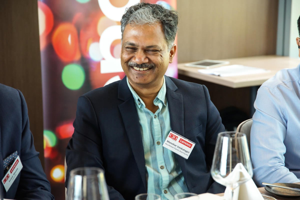 Manohar Venkatagiri, Director of IT and Business Excellence at AkzoNobel Paints