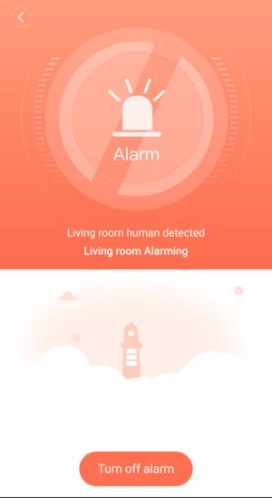 kami home app alert