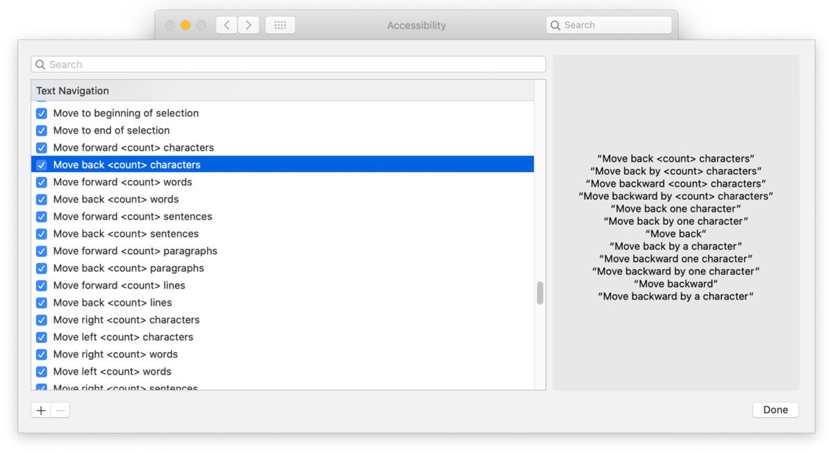 macos catalina voice control