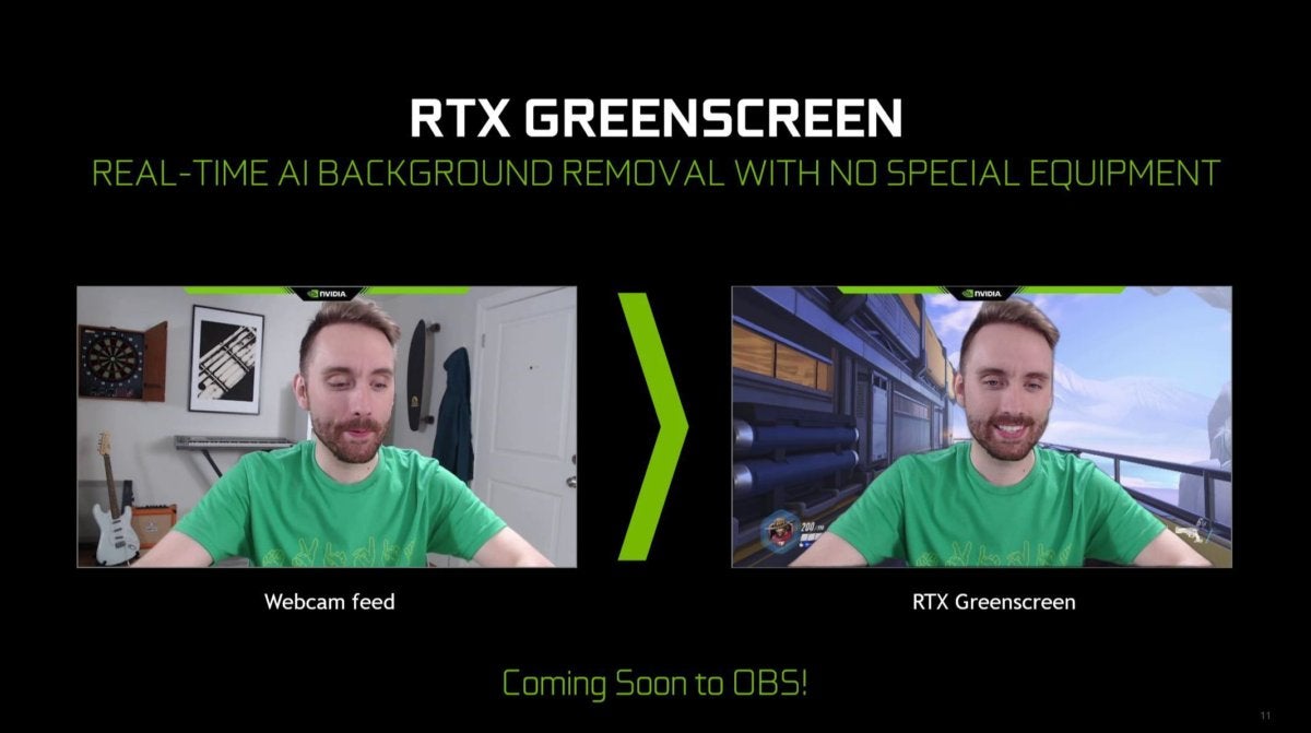 nvidia rtx greenscreen