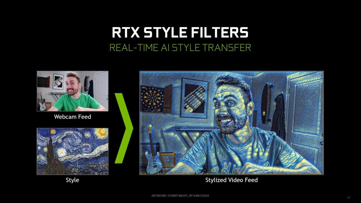 nvidia rtx style filters
