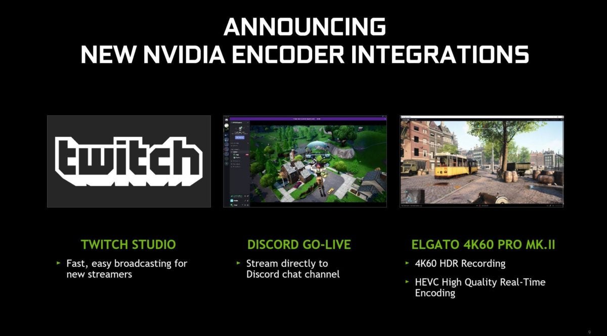 nvidia video codec integrations