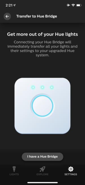philips hue white e12 candle bulb transfer to bridge