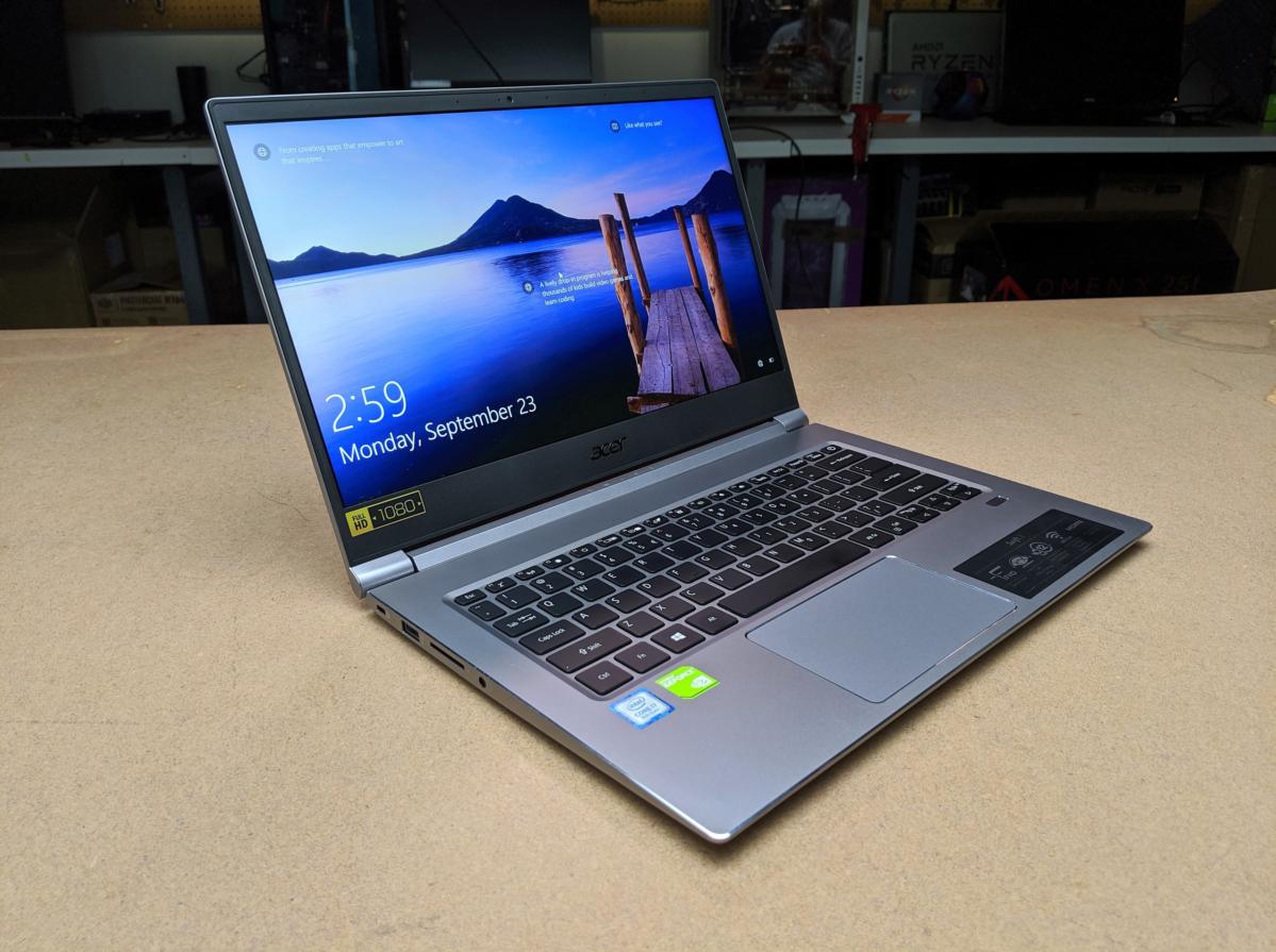 Acer Swift 3 2019 Review This Midrange Notebook Pc Hides Nvidia