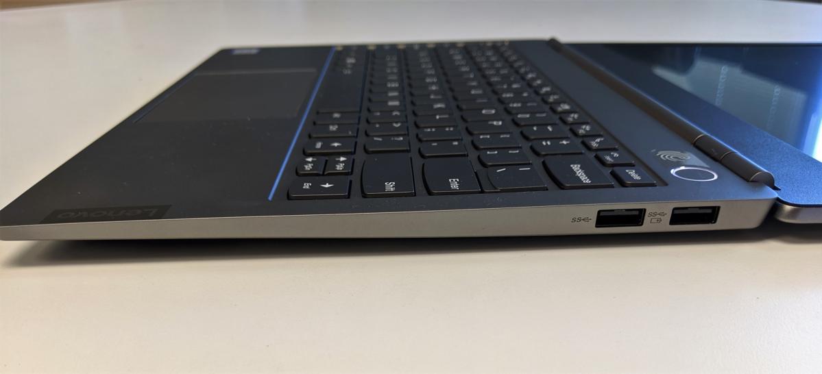 Lenovo ThinkBook 13s right side