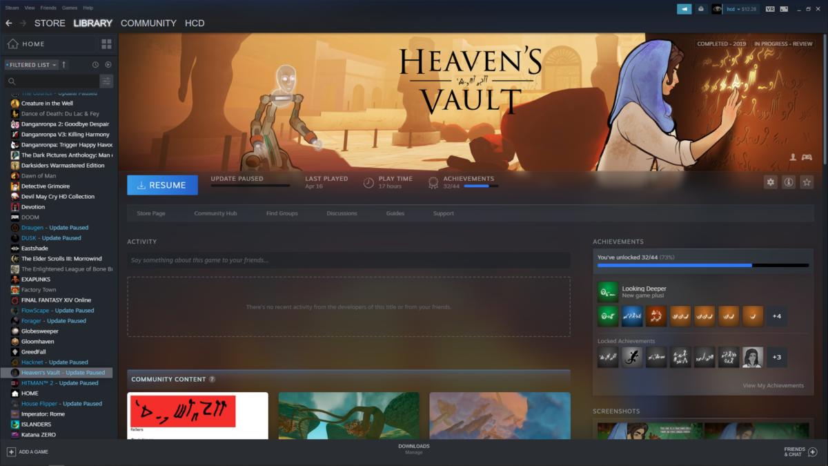 Steam Library Update - Beta