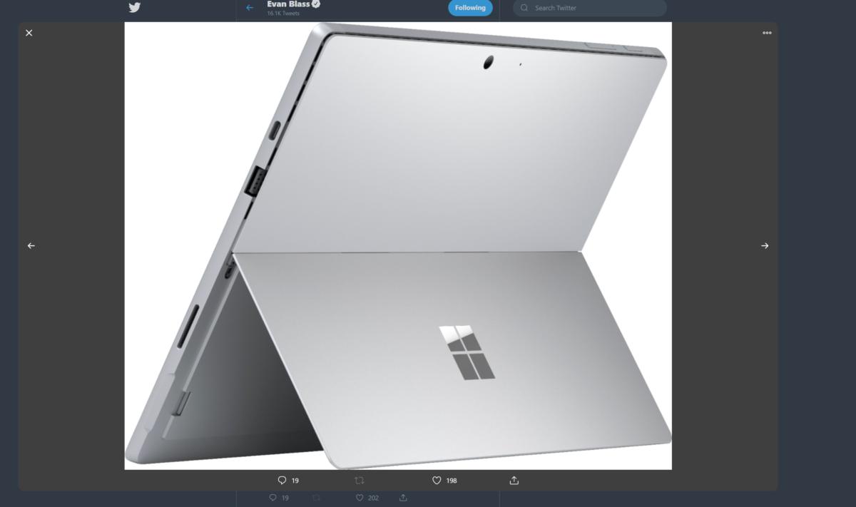 surface pro 7 bigger back