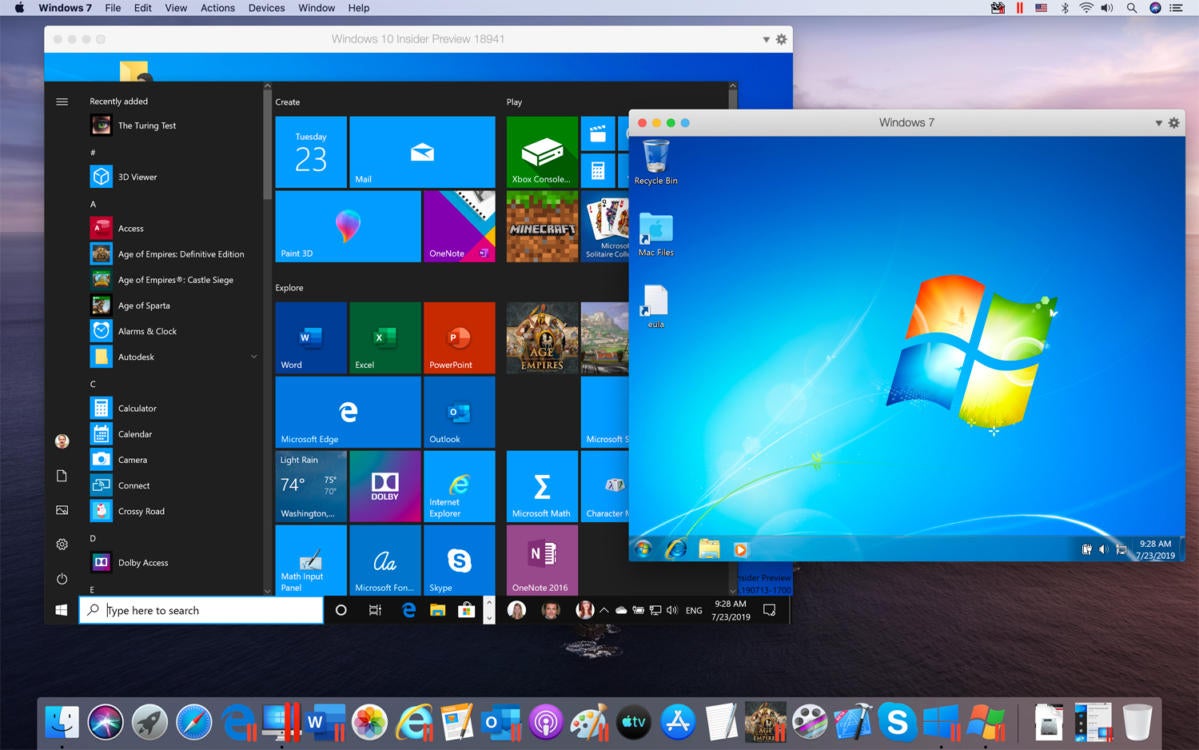 parallels desktop for mac with microsoft windows installed