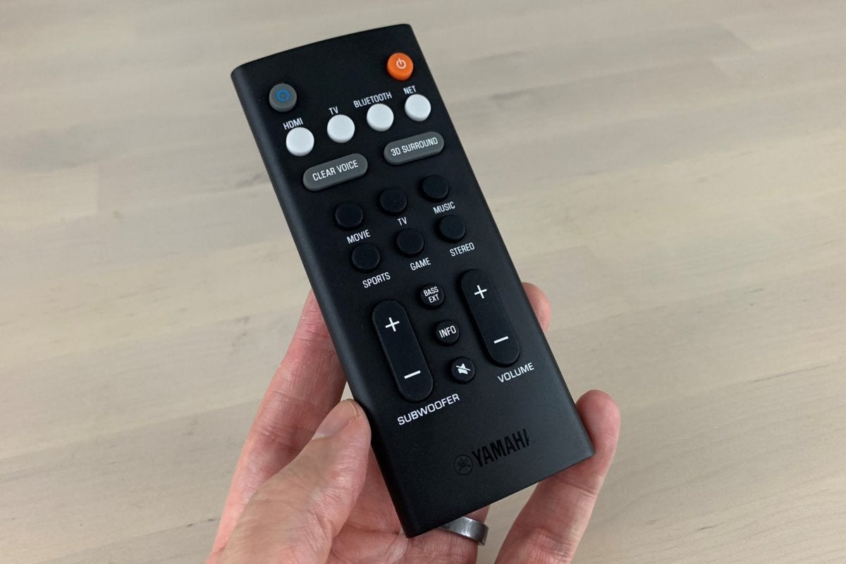 yamaha yas 209 soundbar remote