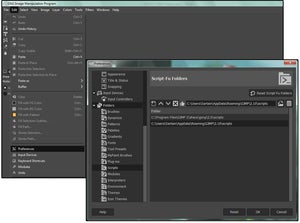 01 file locations of the scripts and plugins used in gimp