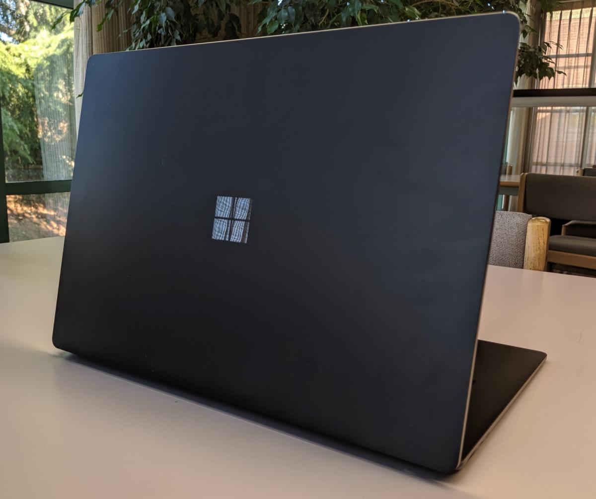 Microsoft Surface Laptop 3 back