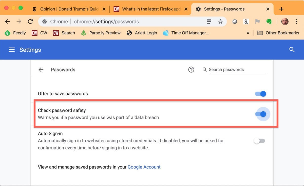 What S In The Latest Chrome Update Password Inspections Less Annoying Site Permission Requests Computerworld