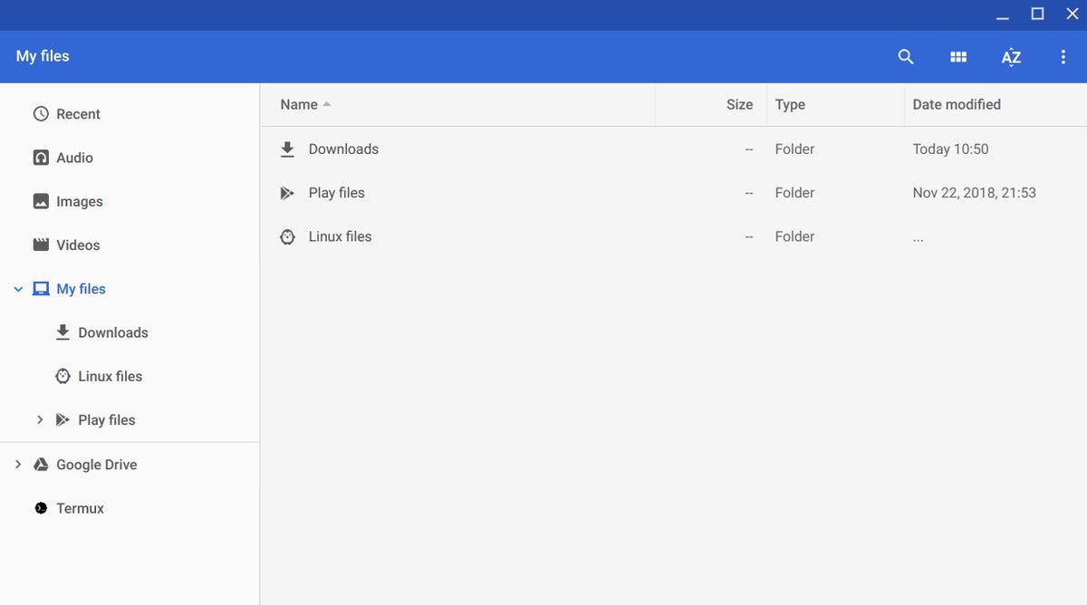 chromebook files app