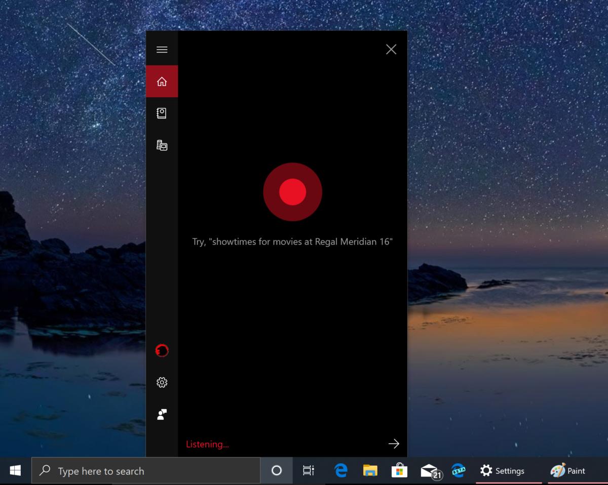 Microsoft Windows 10 cortana windows search