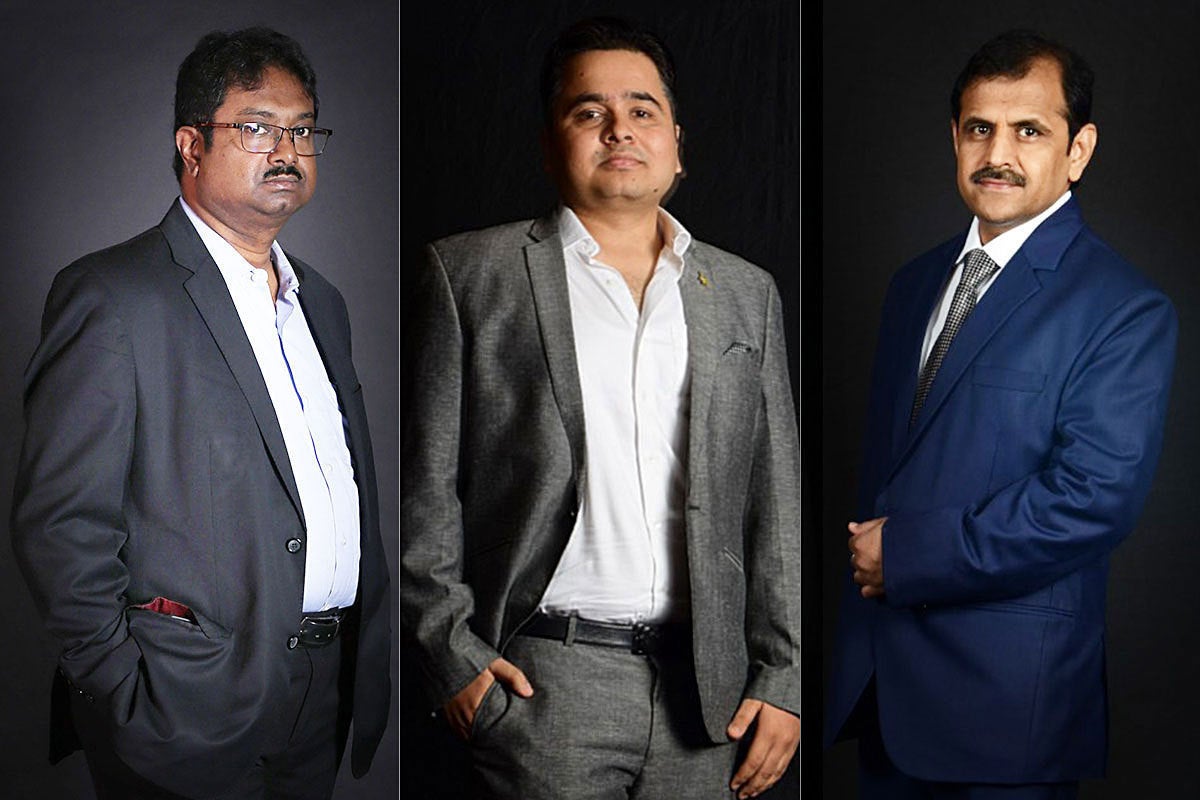 (L-R): Parna Ghosh, UNO Minda; Gomeet Pant, Vedanta; Satish K Sharma, Reliance Power