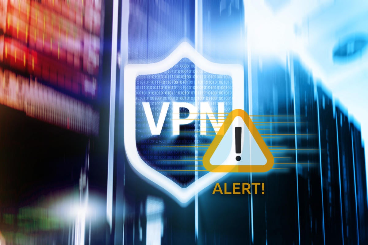 VPN security vulnerabilities  >  VPN alert / warning / network servers