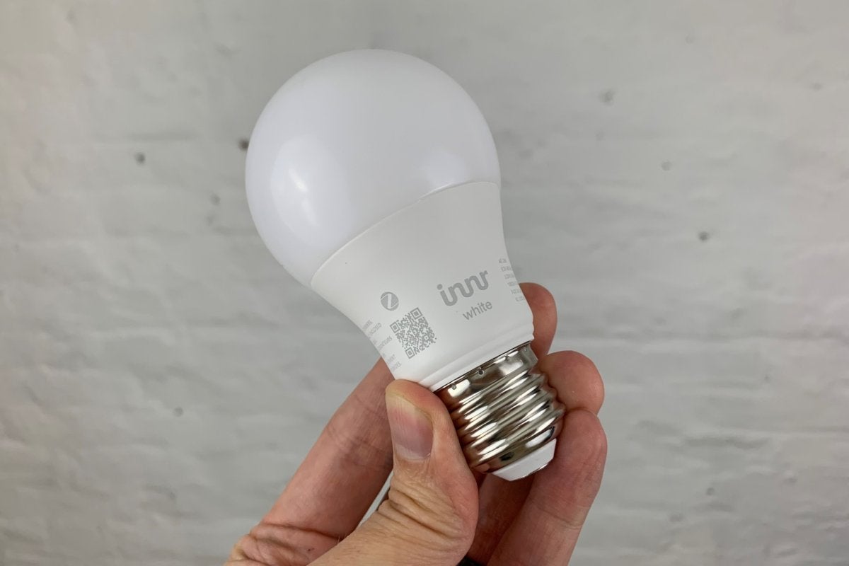 innr smart white a19 bulb detail