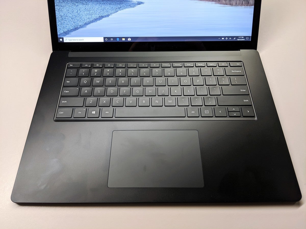Surface Laptop 3 15-inch Ryzen 7 keyboard