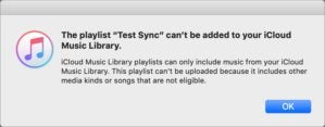 mac911 cant sync itunes streams