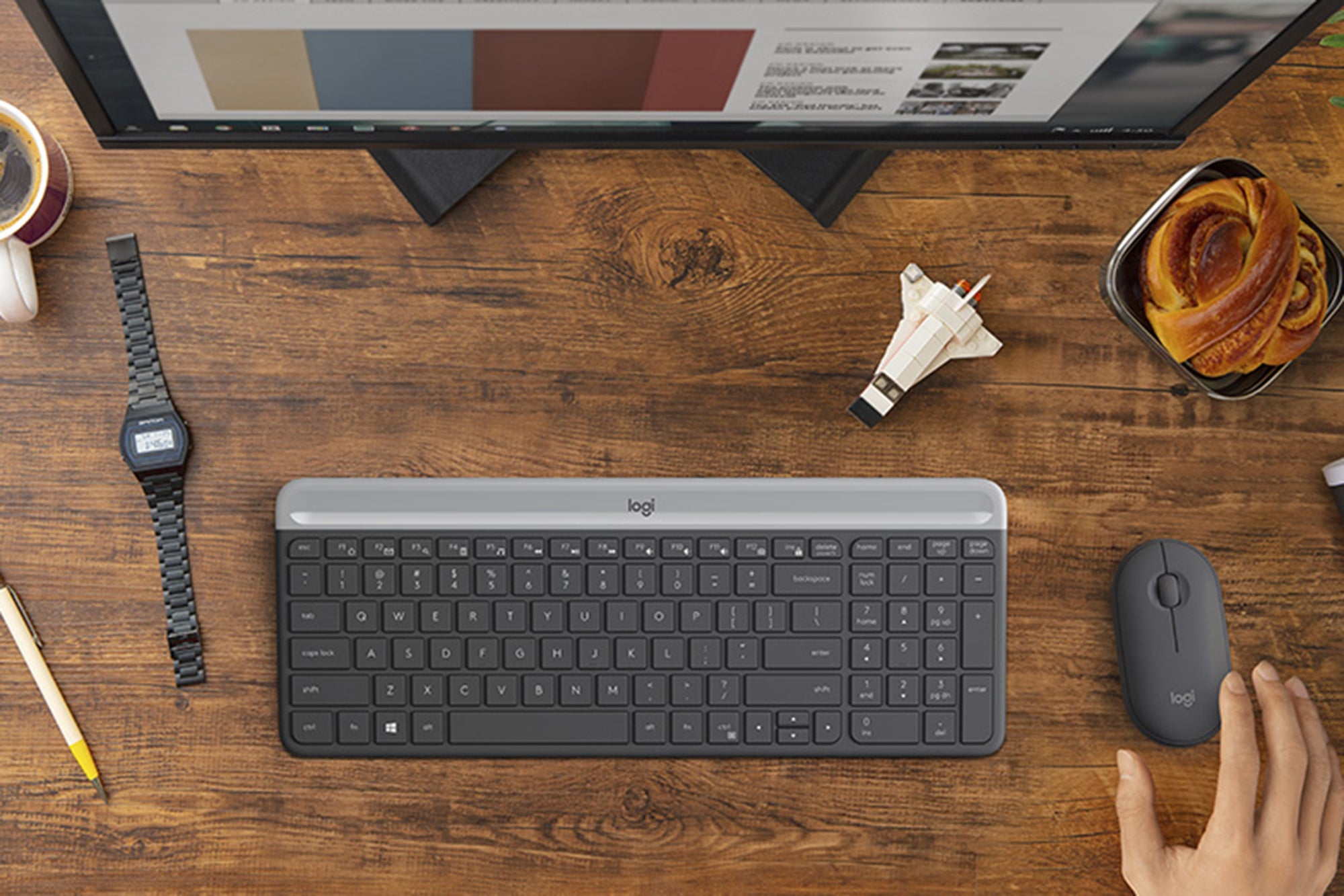 Logitech s MK470 Slim Wireless Keyboard And Mouse Combo A Solid Budget 