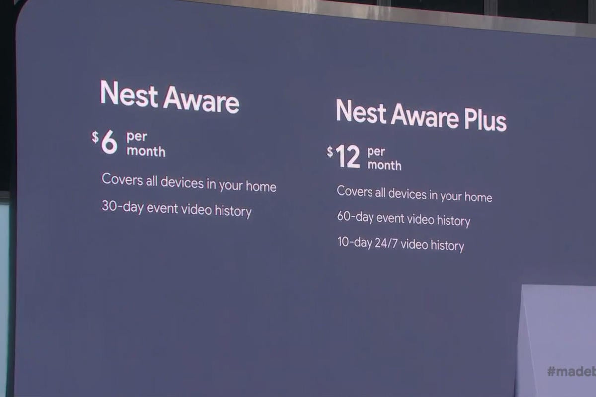 Nest Aware plans will be much less 