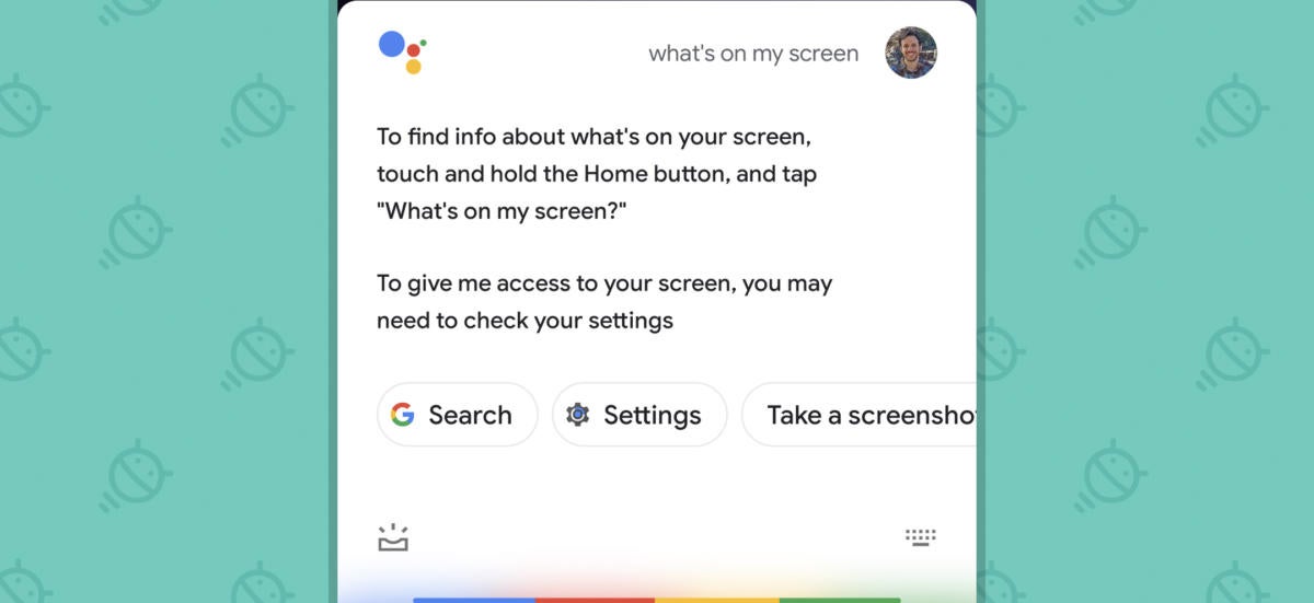 new google assistant on screen