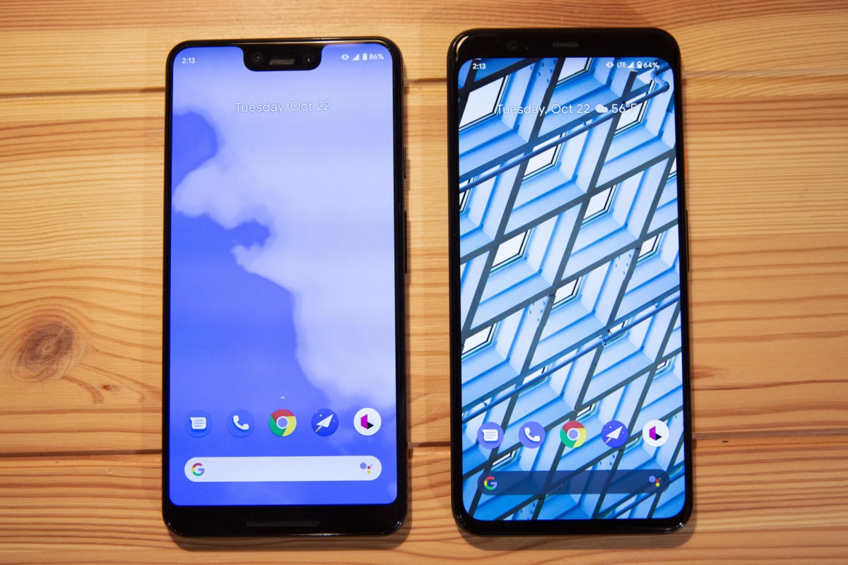 pixel 4 pixel 3 size