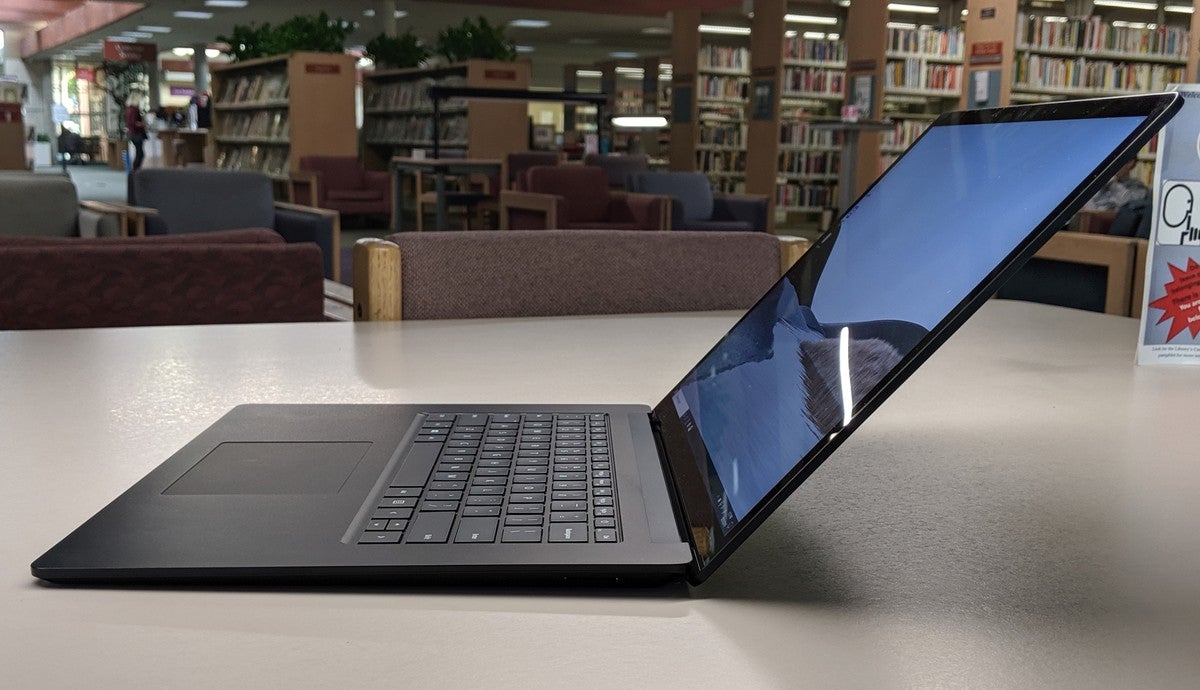 Surface Laptop 3 15-inch Ryzen 7 recline