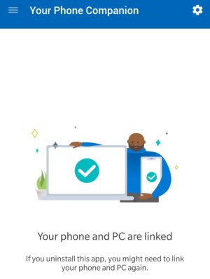 Microsoft Windows 10 Your Phone Companion
