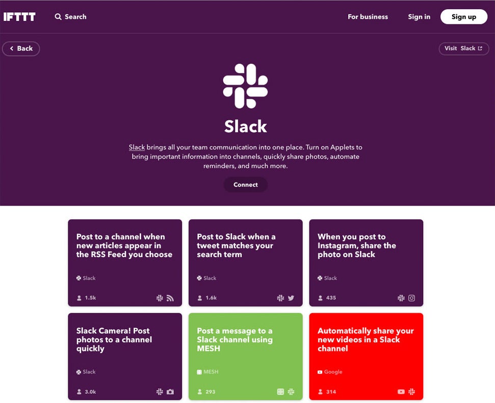 slack tips 03 ifttt integration